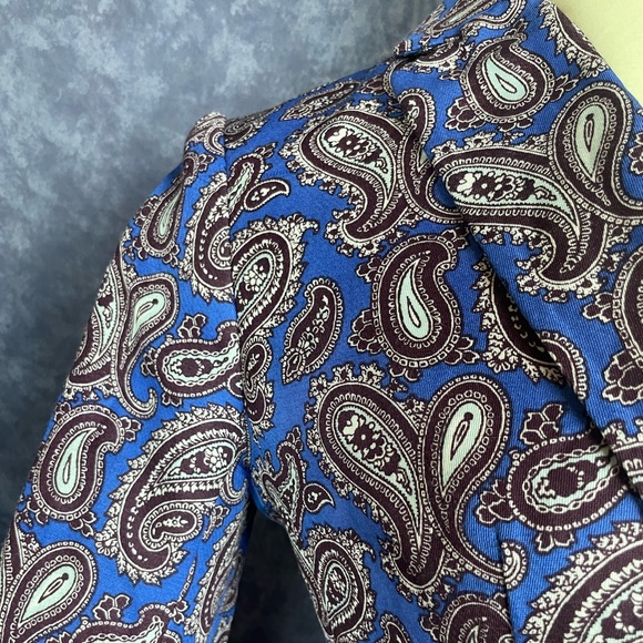 Banana Republic paisley blazer with button details - Picture 5 of 7